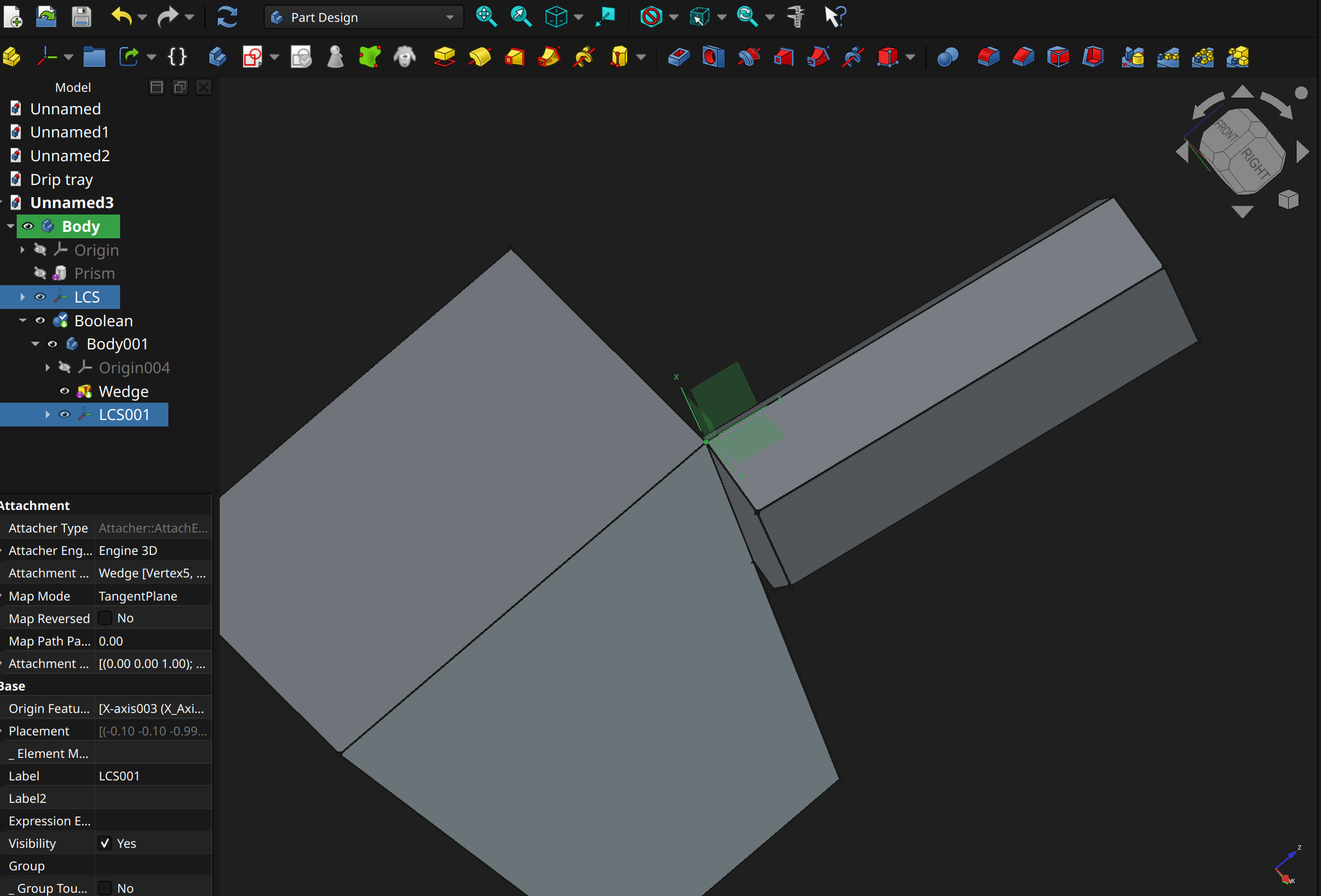 Example screenshot of macro